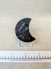 Arfvedsonite Moons (4 pieces)