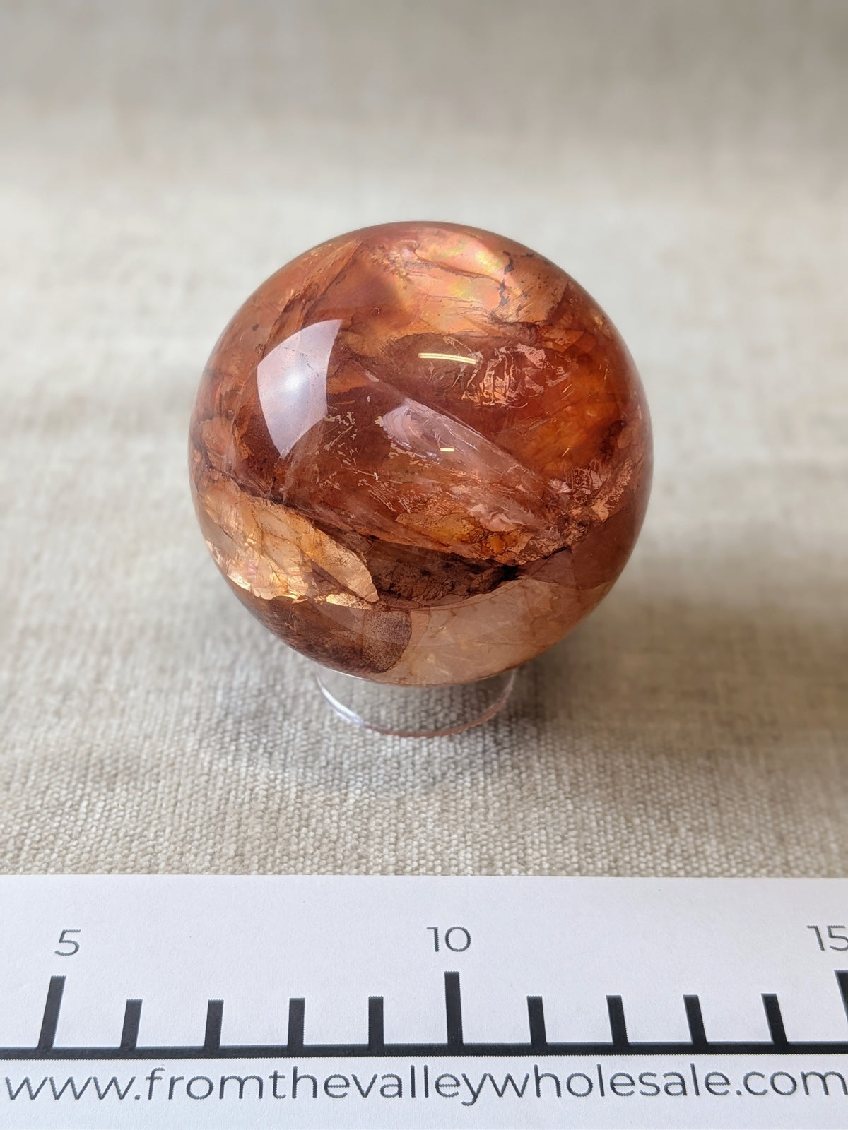 Fire Quartz Spheres