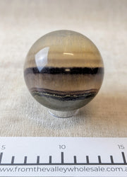 Pyrite in Fluorite Sphere