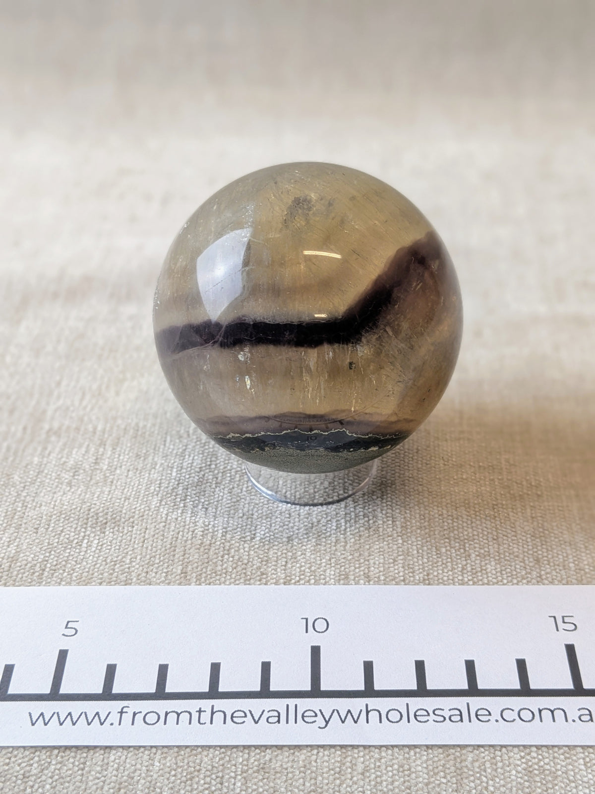 Pyrite in Fluorite Sphere