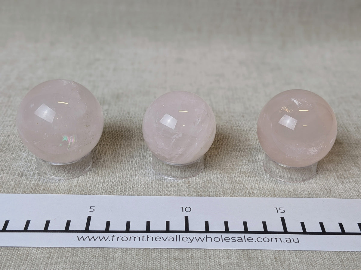 Rose Quartz Spheres
