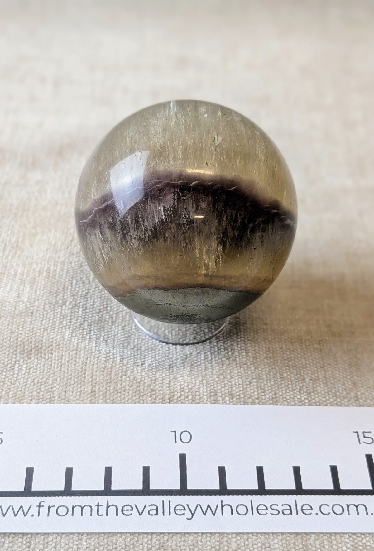 Pyrite in Fluorite Sphere
