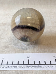 Pyrite in Fluorite Sphere