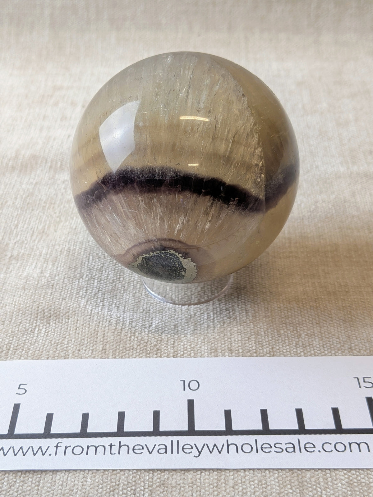 Pyrite in Fluorite Sphere